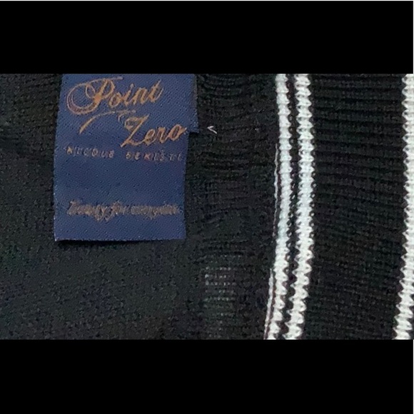 NWT Point Zero Black Toque Hat with Sequence 100% cotton one size - Picture 4 of 5